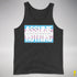 Assume Nothing Transgender Pride Flag Premium Tank Top - Charcoal Triblend